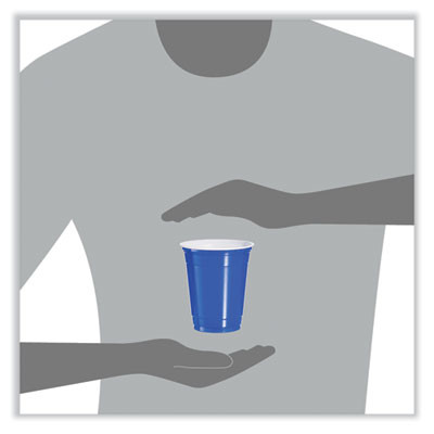 Party Cup Plas 12-14Oz Blu 20/50