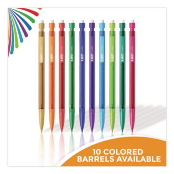 Color Cues Mechanical Pencils, 0.7 Mm, Hb (#2), Black Lead, Assorted Barrel Colors, 60/Box