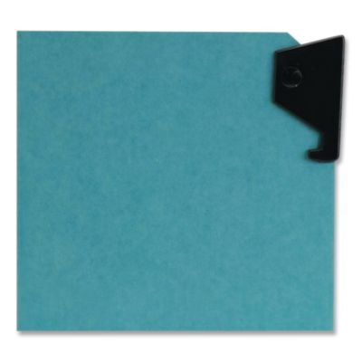 Hanging Classification Folders With Dividers, Letter Size, 1 Divider, 2/5-Cut Exterior Tabs, Light Blue, 10/Box