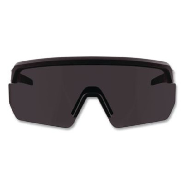 Skullerz Aegir Color Enhancing Safety Glasses, Matte Black Nylon Frame, High Contrast Smoke Polycarbonate Lens