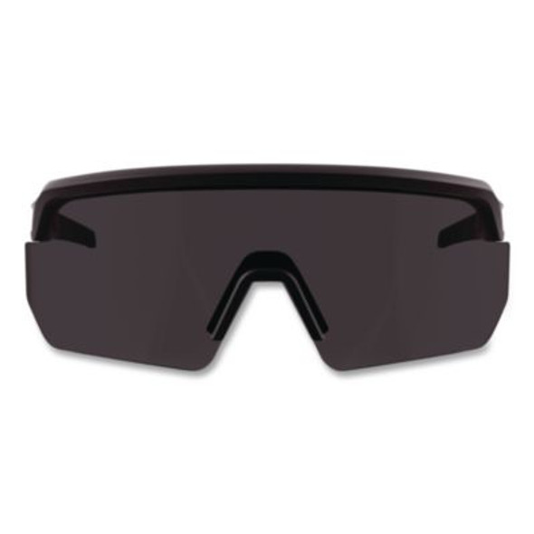 Skullerz Aegir Color Enhancing Anti-Scratch And Enhanced Anti-Fog Safety Glasses, Matte Black Frame, High Contrast Smoke Lens