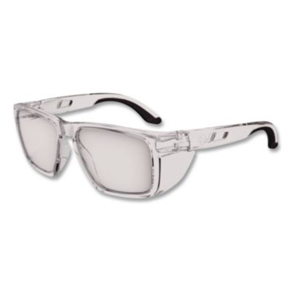 Skullerz Sixten Anti-Scratch/Enhanced Anti-Fog Safety Glasses With Side Shields, Clear Polycarbonate Frame/Lens