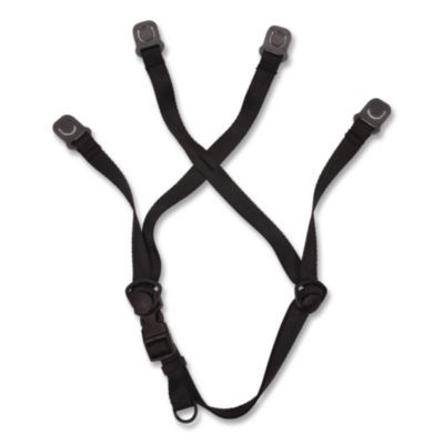 Skullerz 8901 Replacement Chin Strap For Type 2 Full Brim Safety Helmet, Black