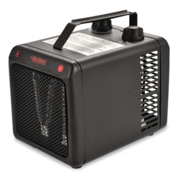 Portable Heater, 1,500 W, 5.31 x 7.12 x 4.93, Black