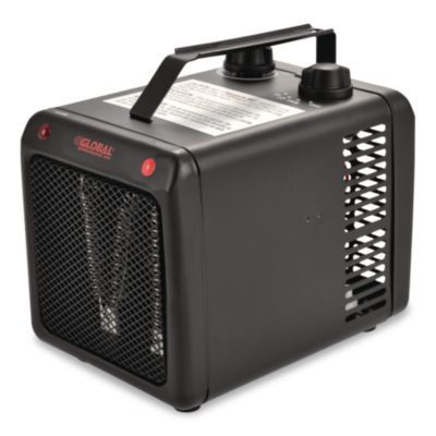 Portable Heater, 1,500 W, 5.31 x 7.12 x 4.93, Black