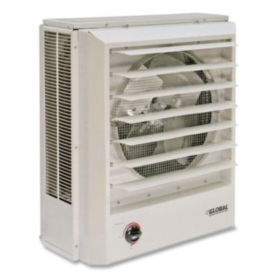 Unit Heater Horizontal Or Vertical Downflow, Multi-Watt, 7,500 W, 19 x 8.5 x 21.43, White