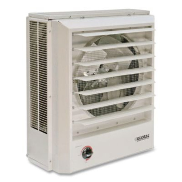 Unit Heater Horizontal Or Vertical Downflow, Multi-Watt, 7,500/10,000 W, 19 x 8.5 x 21.44, White
