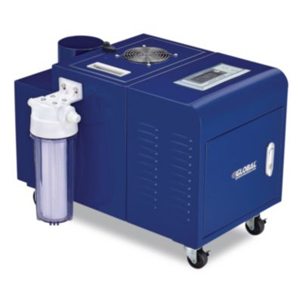 Ultrasonic Humidifier, 38 Pt Tank Capacity, 150 Pt Output, 13.75 x 23.62 x 18.25, Blue