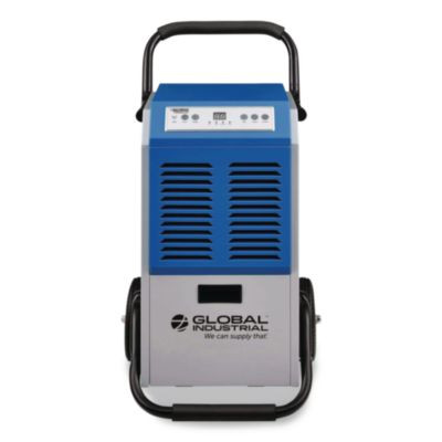 Commercial Dehumidifier With Humidistat, 70 Pt Tank Capacity, 17 x 20.31 x 32.5, Gray