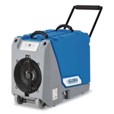 Crawl Space Commercial Dehumidifier With Pump, 90 Pt Tank Capacity, 13.31 x 34 x 25, Blue