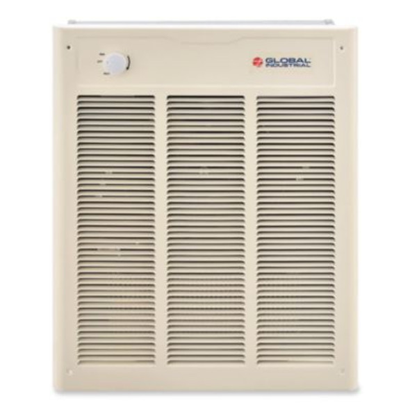 Fan Forced Wall Heater With Enclosed Motor, 4,000 W, 15.75 x 5 x 19.25, White