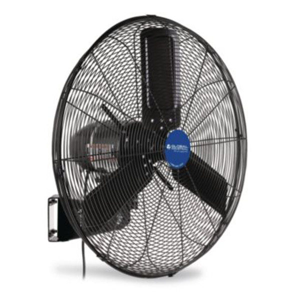 2-Speed Oscillating Outdoor Rated Wall Mount Fan, 24"