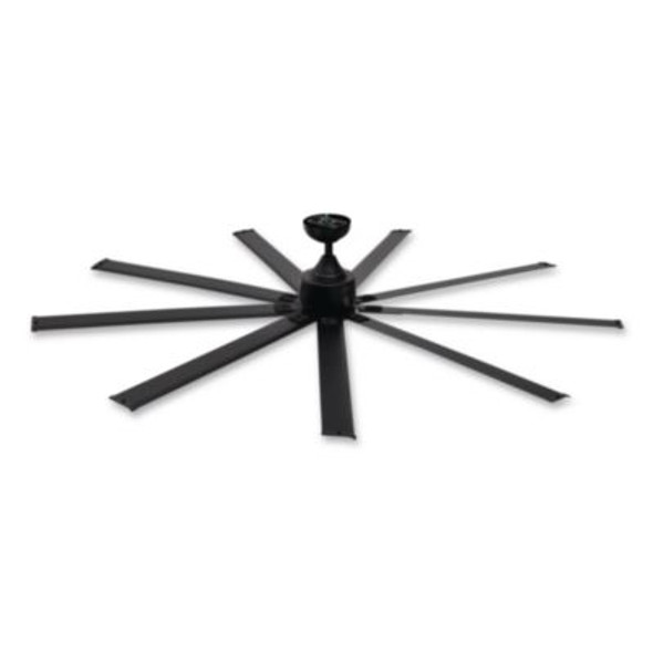 Industrial Ceiling Fan, 72", 6 Speeds, 9,400 Cfm, Black