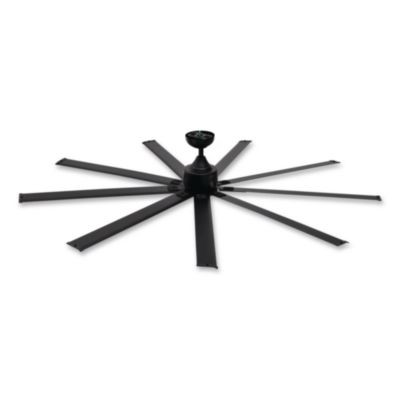 Industrial Ceiling Fan, 72", 6 Speeds, 9,400 Cfm, Black