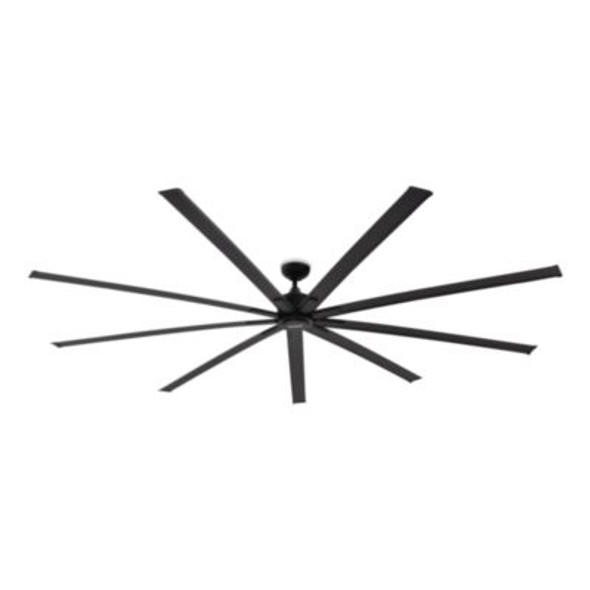 Industrial Ceiling Fan, 96", 6 Speeds, 10,500 Cfm, Black