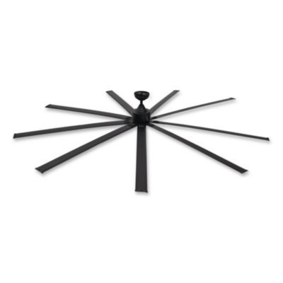 Industrial Ceiling Fan, 96", 6 Speeds, 10,500 Cfm, Black