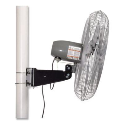 Oscillating Fan, Pole Or Column Mount, 24", 4,050 Cfm, 1/4 Hp