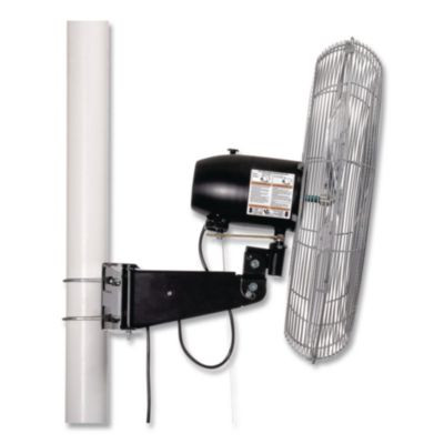 Deluxe Oscillating Fan, Pole Or Column Mount, 24", 4,660 Cfm, 1/2 Hp