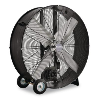 Portable Drum Blower Fan, 42", 2 Speeds, Black