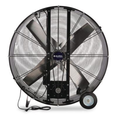 Portable Drum Blower Fan, 42", 2 Speeds, Black