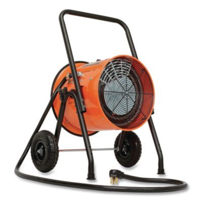 Portable Salamander Heater With Adjustable Thermostat, 10,000 W, 21.59 x 28 x 38.5, Orange