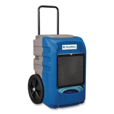 Low Grain Refrigerant Dehumidifier With Pump, 75 Pt Tank Capacity, 18 x 20 x 20, Blue
