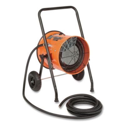 Portable Salamander Heater With Adjustable Thermostat, 30,000 W, 22 x 28 x 38.5, Orange