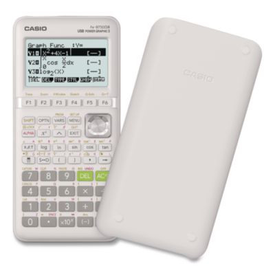 Fx-9750Giii 3Rd Edition Graphing Calculator, 21-Digit Lcd, White