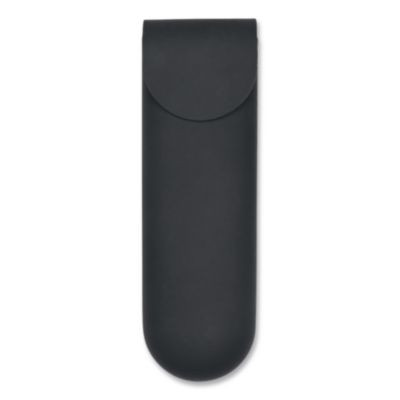 Silicone Travel Pouch, 3 x 1.3 x 9, Black