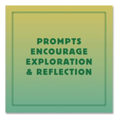 Guided Journal: Spark Adventure - A Journal For Trailblazers And Wanderers, Green/Gold Cover, (88) 8 x 6 Sheets