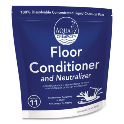 Aqua Chempacs Floor Conditioner And Neutralizer, 100 Chempacs/Carton