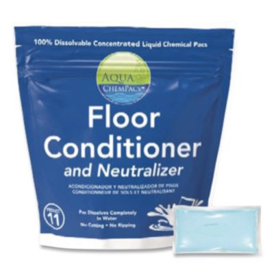 Aqua Chempacs Floor Conditioner And Neutralizer, 100 Chempacs/Carton