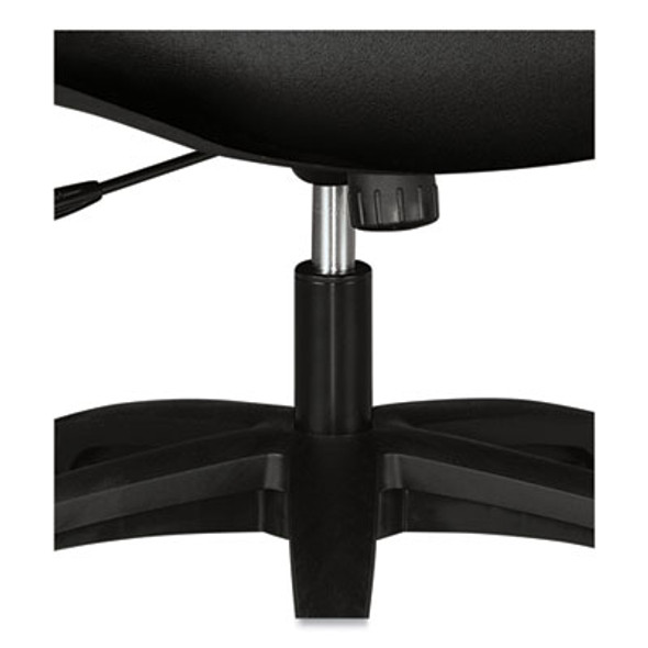Comfortask Center-Tilt Task Chair, Supports Up To 300 Lb, 17" To 22" Seat Height, Black Seat/Back, Black Base