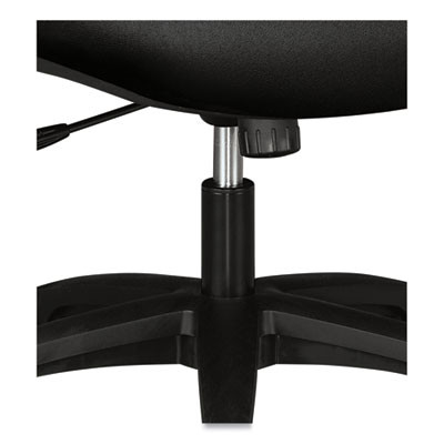 Comfortask Center-Tilt Task Chair, Supports Up To 300 Lb, 17" To 22" Seat Height, Black Seat/Back, Black Base