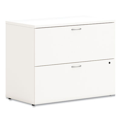 Mod Lateral File, 2 Legal/Letter-Size File Drawers, Simply White, 36" X 20" X 29"