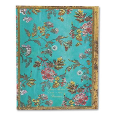 Paperblanks Hardcover Journal, Jane Austen Persuasion Artwork, Medium/College Rule, Multicolor Cover, (72) 9 x 7 Sheets