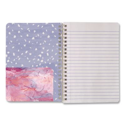 Silver Lining Hardcover Journal, Medium/College Rule, Randomly Assorted Cover Designs And Colors, (80) 7 x 5 Sheets