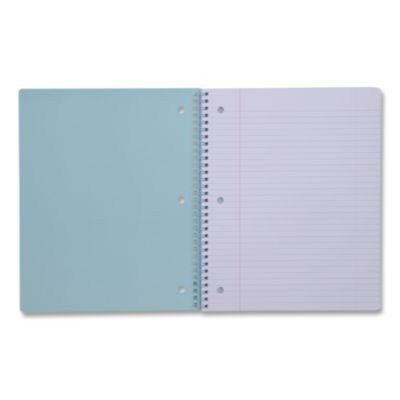 Twin-Wire Notebook, Randomly Assorted Pastel Marble Cover Designs, 1-Subject, Medium/College Rule, (80) 10.5 x 8.5 Sheets