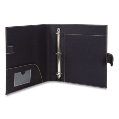 D-Ring Non-View Binder, 3 Rings, 1" Capacity, 8.5 x 11, Black