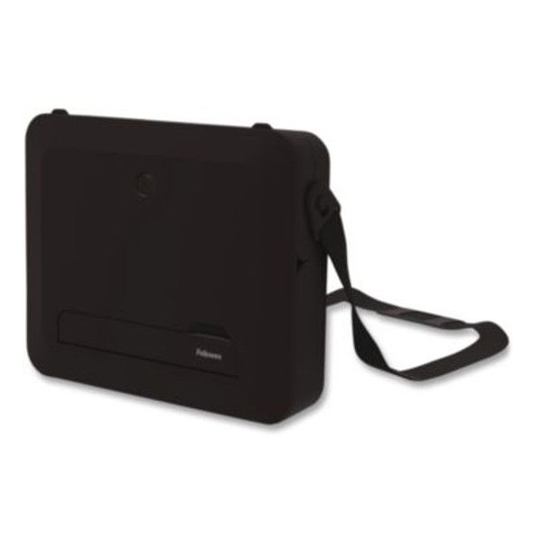 Breyta Briefcase, Fits Devices Up To 14", Plastic, 15.11 x 12 x 3.5, Black