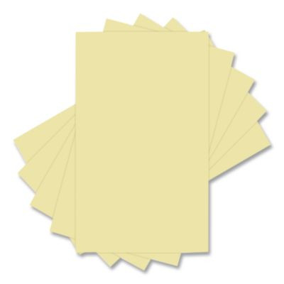 Colors 30% Recycled Multipurpose Color Paper, 20 Lb Bond Weight, 11 x 17, Canary, 500 Sheets/Ream, 5 Reams/Carton
