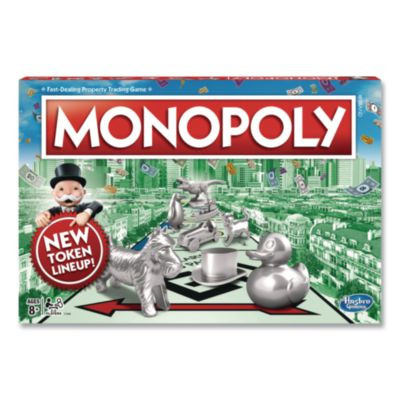 Monopoly New Edition Classic Board Game, 2 To 8 Players, Ages 8 And Up, 117 Pieces