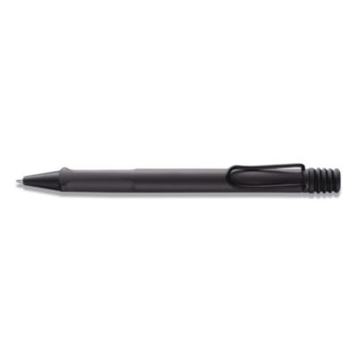 Safari Ballpoint Pen, Retractable, Medium, Black Ink, Black Barrel