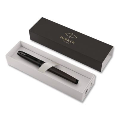 Im Rollerball Pen, Monochrome Collection, Stick, Fine, Black Ink, Matte Black/Pvd Barrel