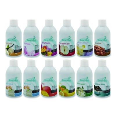 Premium Metered Air Freshener Refills, Assorted Scents, 7.1 Oz Aerosol Spray, 12/Carton
