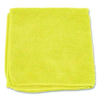 Microfiber Cleaning Cloths, 12 x 12, Yellow, 12/Pack