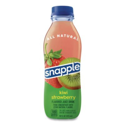 Flavored Juice Drink, Strawberry Kiwi, 16 Oz Bottle, 24/Carton
