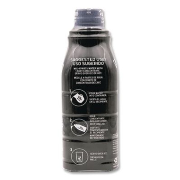 Cold Brew Coffee Concentrate, Pure Black, 32 Oz Bottle