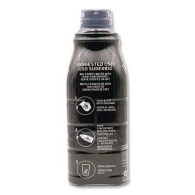 Cold Brew Coffee Concentrate, Pure Black, 32 Oz Bottle