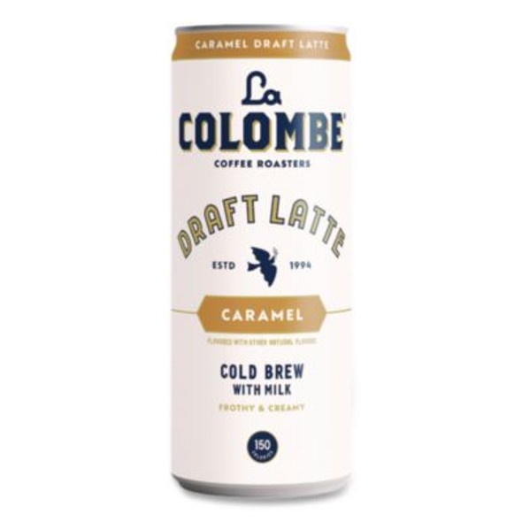 Draft Latte Cold Brew, Caramel Latte, 11 Oz Can, 12/Carton